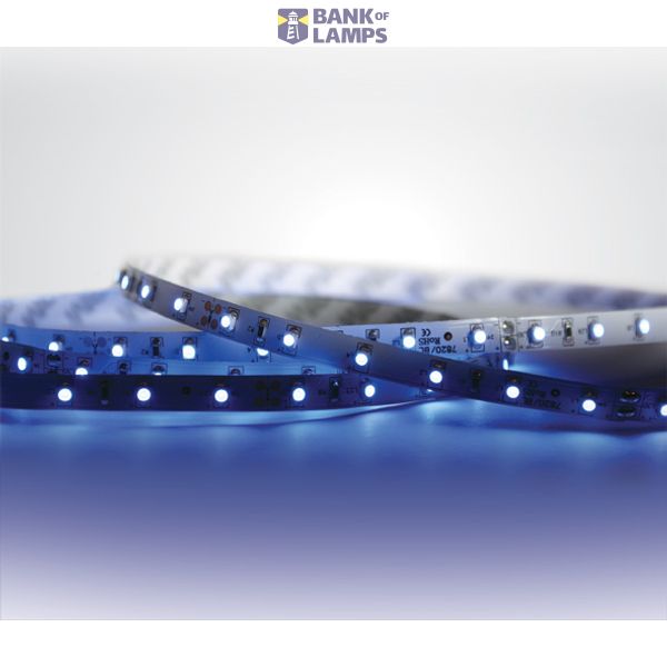 LED STRIP 24vDC BLUE 5m ROLL 4,8w/m IP20 image 1