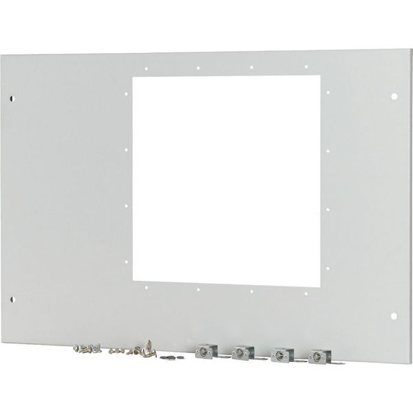 XTMPIX40FC-H550W800 Front cover for IZMX40, fixed, HxW=550x800mm, grey image 3