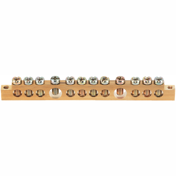 EARTHING BAR LENGTH 470 MM WITH 43 HOLES image 1