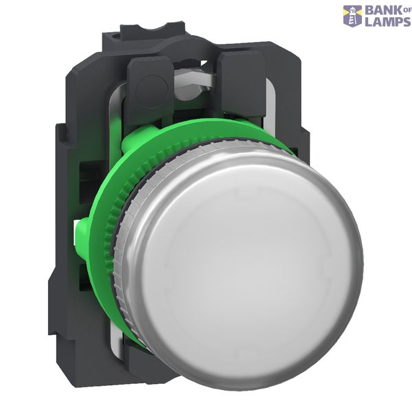 Plastic pilot light 24V white Push-in image 2