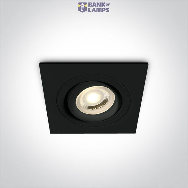 BLACK GU10 10W ADJUSTABLE image 1