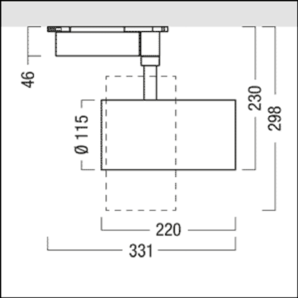 V2 L 6000-940 LDO 3CY VFL WH WH - LED spotlight image 3