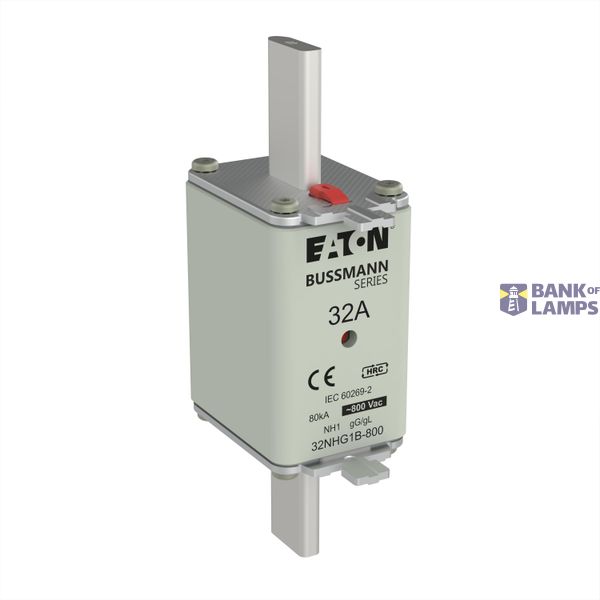 Fuse-link, LV, 32 A, 800 V AC, NH1, Class gG/gL image 5