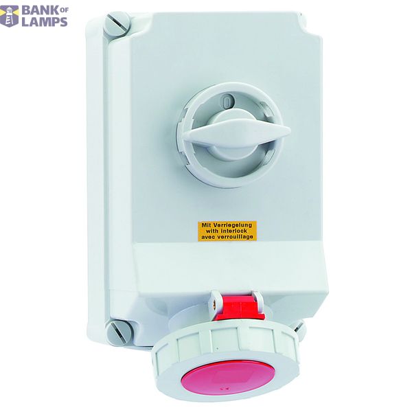 WCD 6h 63A 4P 400V IP67 260x160 TE A/V Ni image 1