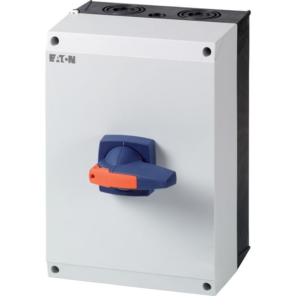DMM-125/4/I5/P-B Switch-disconnector, DMM, 125 A, 4 pole, with blue knob, in CI-K5 enclosure image 3