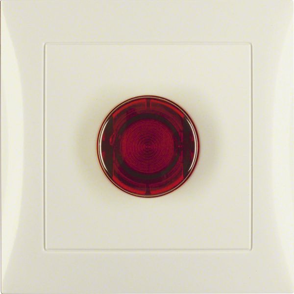 Push-button complete for stairway light, screw terminals, S.1, white g image 1