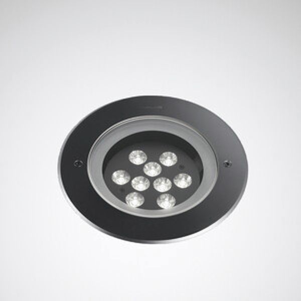 Ground-recessed luminaires Lutera 200 Lens Black around ET 19W 1200lm 0 rotationally sym. narrow (RE) IP68 IK10 3 SDCM image 1