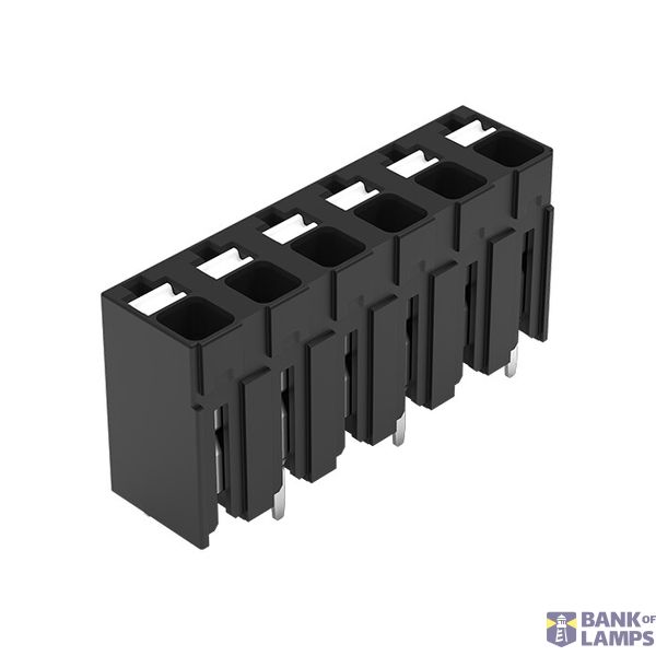 THR PCB terminal block push-button 1.5 mm² black image 1