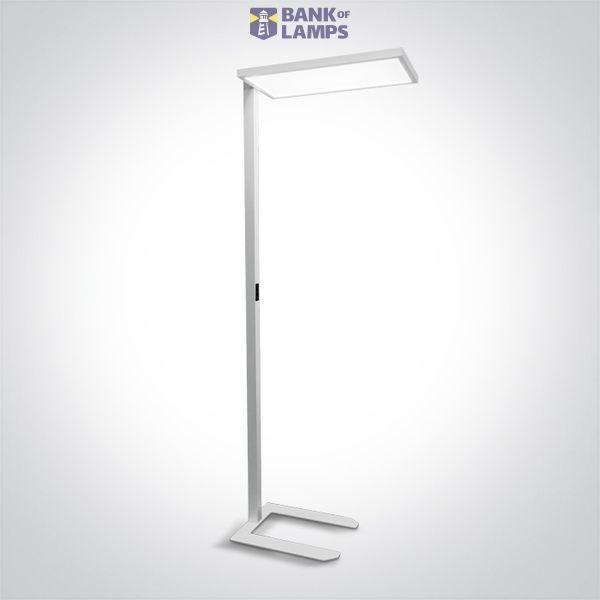 WHITE 60W CW FLOOR STAND UGR17 DIMMABLE 230V image 1