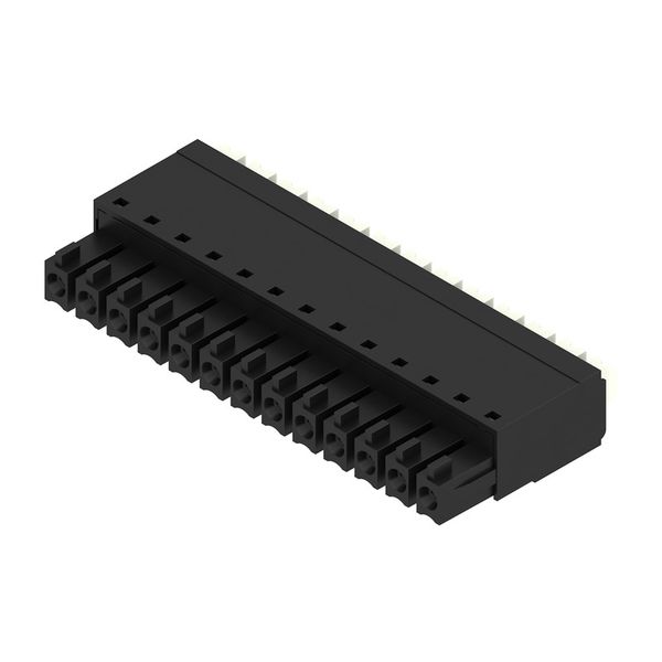 PCB plug-in connector, female plug, 3.81 mm, Number of poles: 13, 180°, PUSH IN with actuator, Clamping range, max. : 1.5 mm², Box image 4