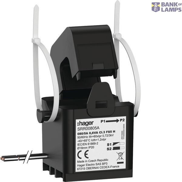 Split current transformer SC1 18 mm 80/5A 0.6 VA class 3 image 1