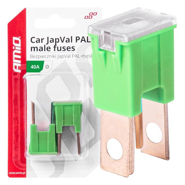 Car JapVal PAL O male fuses 40A AMIO-03398 image 1