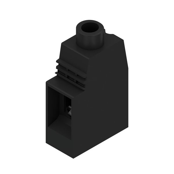 Printed circuit board terminals, 15.00 mm, Number of poles: 1, 90°, Solder pin length (l): 4.5 mm, tinned, black, Clamping yoke connection, Clamping range, max. : 50 mm², Box image 2