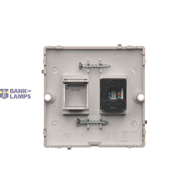 Touch panel 3 modules, Modul 1: 1 touch field, Module 2: 2 vertical touch fields, Module 3: 4 touch fields, Fixing: horizontal, White pearl image 1