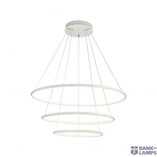 Modern Nola Pendant Lamp White image 3