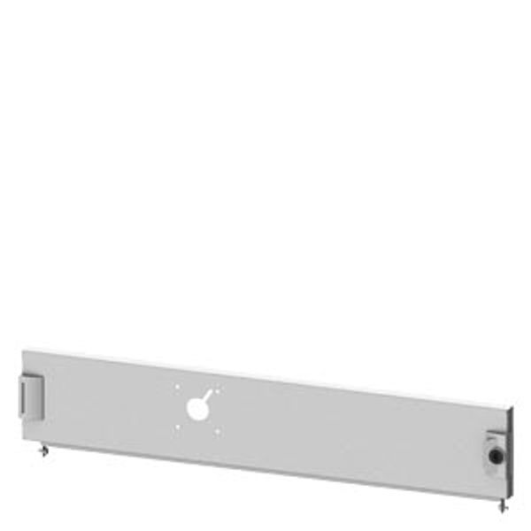 Compartment door 3VA10 (100 A), 3VA11 (160 A), fixed-mounted, plug-in design, RCD: with, H: 150 image 1