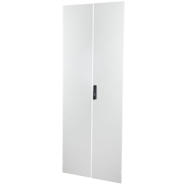 Double wing door metal S-RACK 26U, W=800, RAL7035 image 1