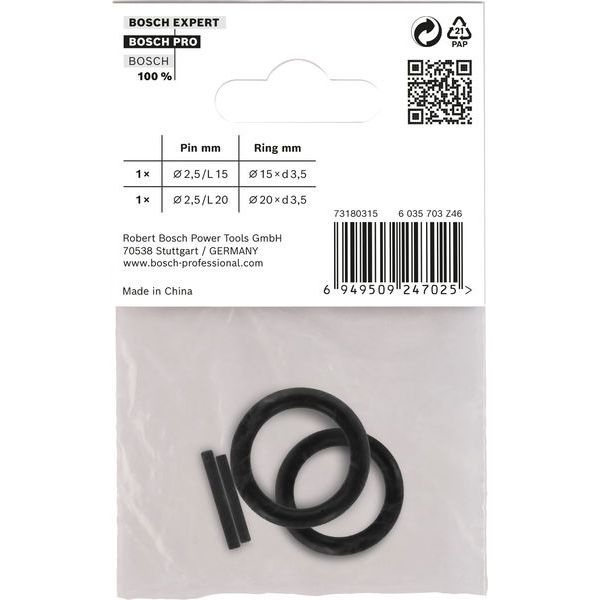 Retaining Ring & Pin for PRO 3/8" Impact Sockets image 1