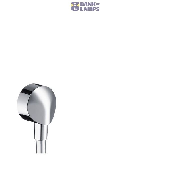 Fixfit E shower elbow without valve, chrome image 1