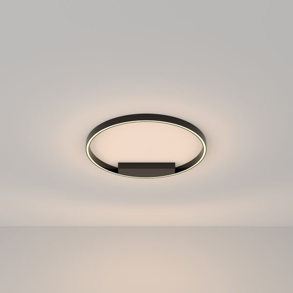 Modern Rim Ceiling lamp Black image 1
