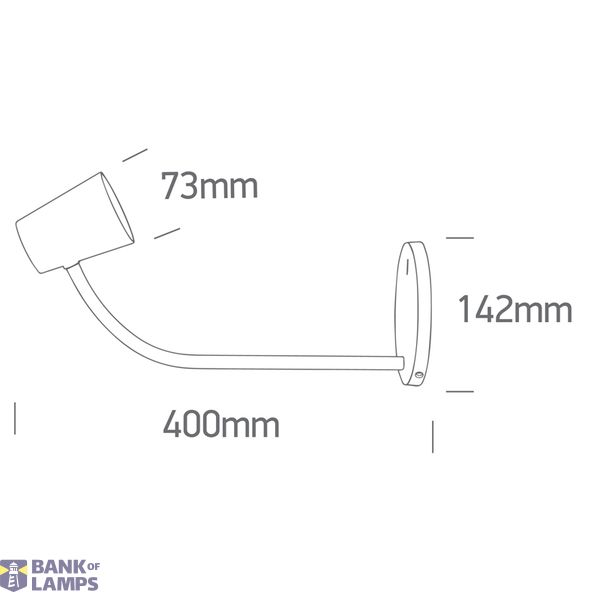 WHITE TABLE LAMP LED 5W WW DIMMABLE 230V EU PLUG image 2