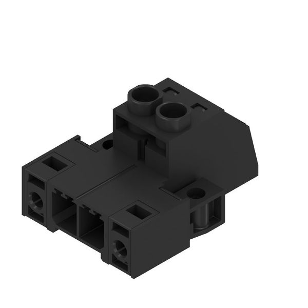 PCB plug-in connector, male plug, 7.62 mm, Number of poles: 2, 180°, Clamping yoke connection, Box image 1