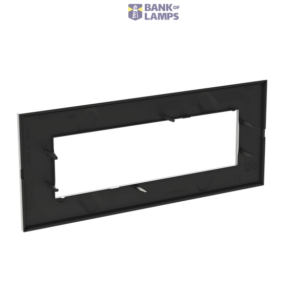 Frame - 1-gang / 7-modules - Niessen logo - Silver image 2