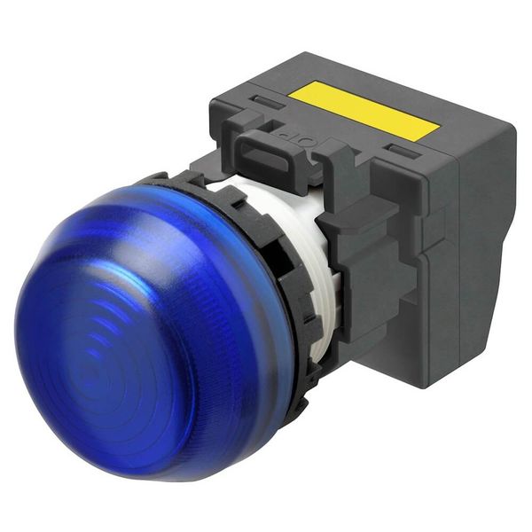 M22N Indicator, Plastic semi-spherical, Blue, Blue, 220/230/240 VAC, p A2265095B image 2