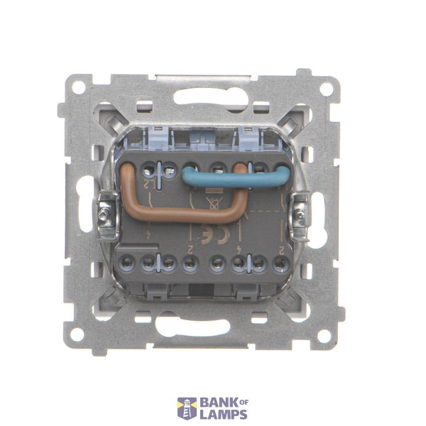 Double IT socket RJ45, category 5e, (module), Simon 24, IP20/IP44, graphite mat image 2