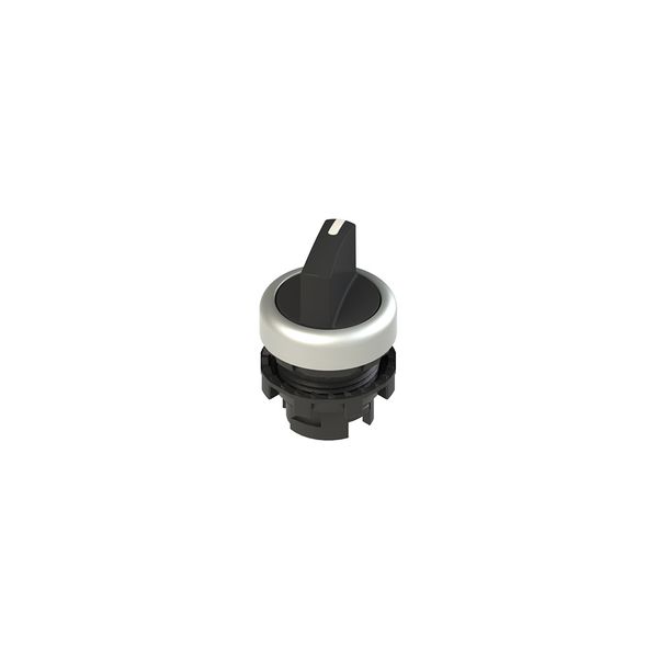 Short handle selector, 2 positions black with marking image 2