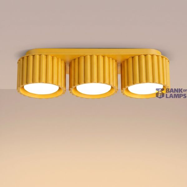 Ceiling lamp AURA 3 yellow Gx53 image 5