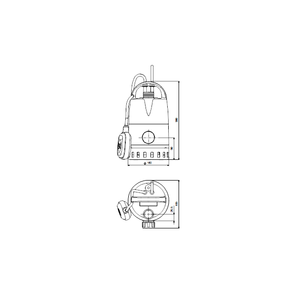 Drainage pump Unilift CC7 -A1 1x230V 50Hz 10m cable with plug image 3