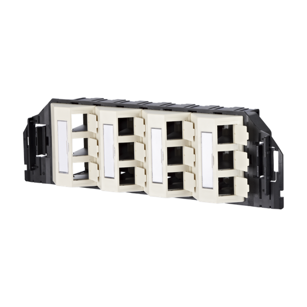 Subway underfloor unit GB3 Modul 12 port unequipped pearl white image 3