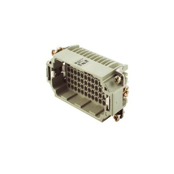 HDC insert, Male, 250 V, 10 A, Number of poles: 72, Crimp connection, Size: 6 image 1