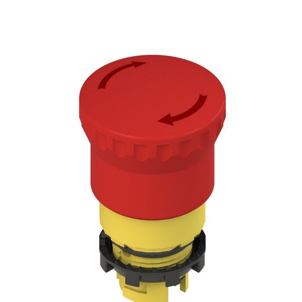 Turn to release emergency pushbutton image 1
