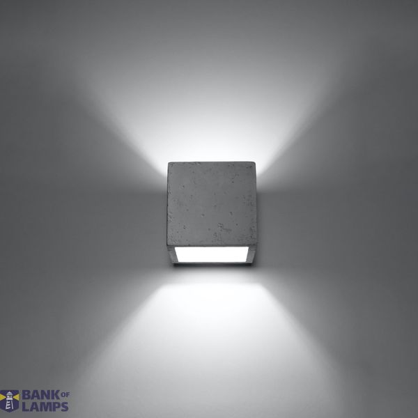 WALL LAMP QUAD CONCRETE G9 1X40W IP20 image 4