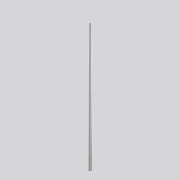 Steel pole D 146 H 6000 d 76 colour: silver image 2