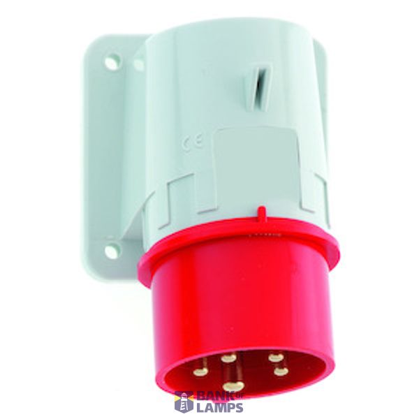 TCD 6h 32A 5P 400V IP44 75x90 QC TE Aanb Ni image 2
