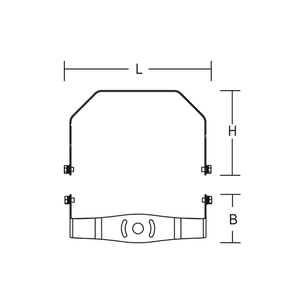 Installation element L 409 B 127 H 229 colour: black image 3