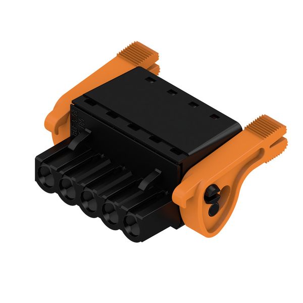 PCB plug-in connector, female plug, 5.08 mm, Number of poles: 5, 180°, PUSH IN with actuator, Clamping range, max. : 3.31 mm², Box image 2