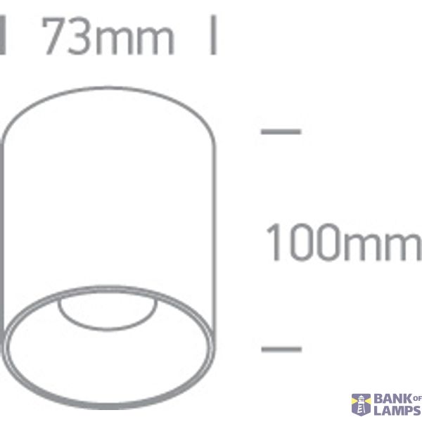 WHITE 12W CCTV IP20 230V DARK LIGHT image 2