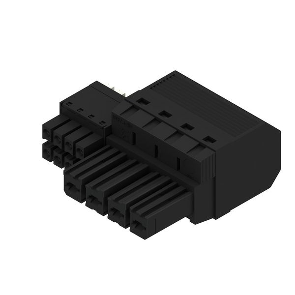 PCB plug-in connector, female plug, 7.62 mm, Number of poles: 4, 180°, PUSH IN with actuator, PUSH IN without actuator, Clamping range, max. : 10 mm², Box image 3