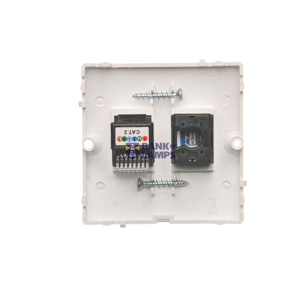 Touch panel 3 modules, Modul 1: 2 horizontal touch fields, Module 2: 2 vertical touch fields, Module 3: 2 horizontal touch fields, Fixing: horizontal, Silver mist image 1