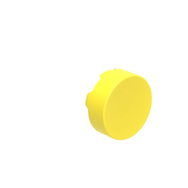 Extended cap for spring-return actuators, yellow image 1