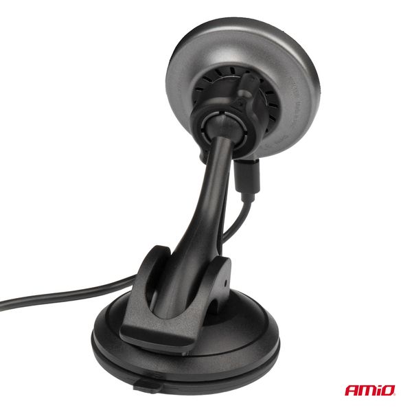 Suction mount Phone Holder with Wireless Charger  My Mag 15W AMIO-03775 image 1