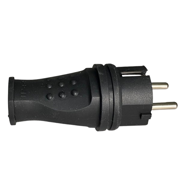 Rewirable rubber plug 16A 250V Max: 3500W image 1