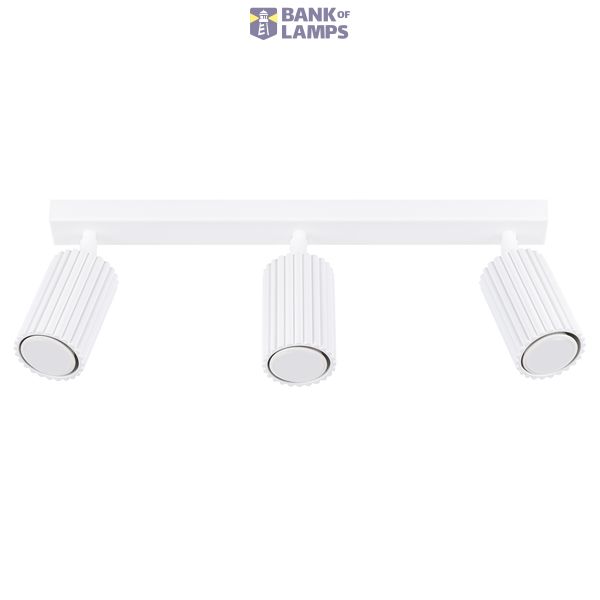 CEILING STRIP WITH THREE SPOTLIGHTS FROM THE KARBON SERIES FOR THE HALLWAY image 2