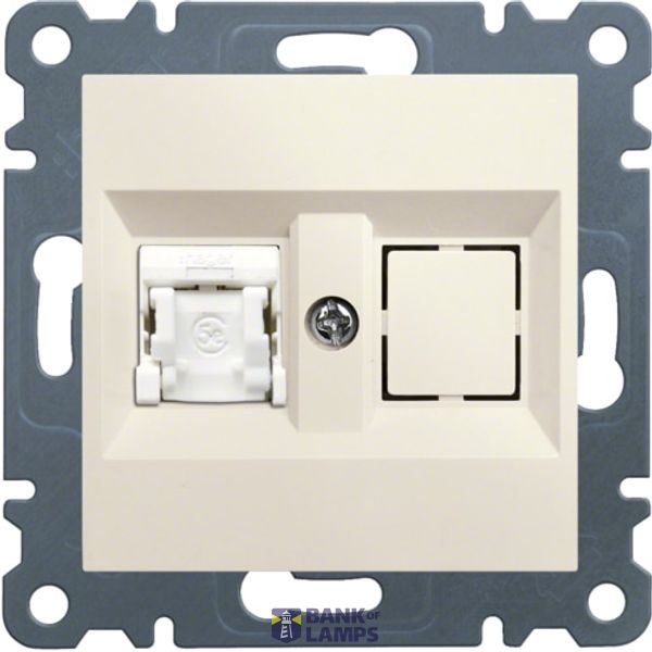 data socket 1XRJ45-CAT.5E UTP-cream.WL2111 image 1