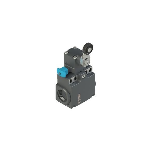 Position switch with roller lever and reset device image 1