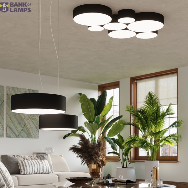 CEILING LAMP ARENA 55 BLACK E27 4X60W IP20 image 6